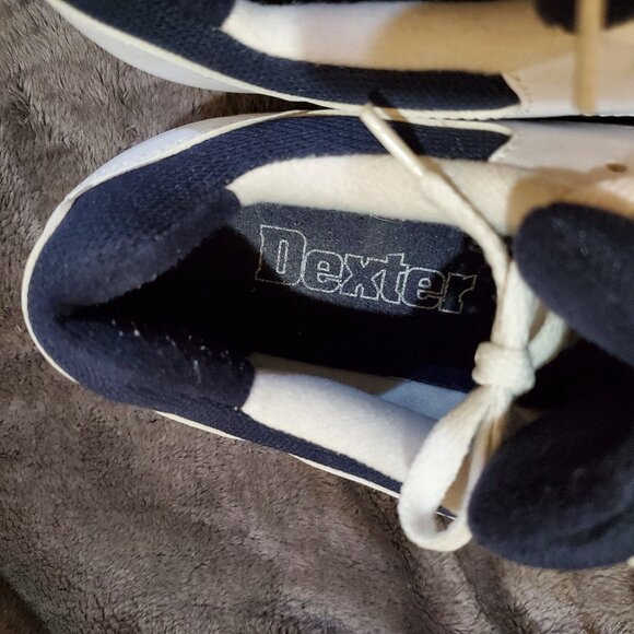 Mens Dexter Bowling Shoes White \ Blue Size 12M - Picture 8 of 13